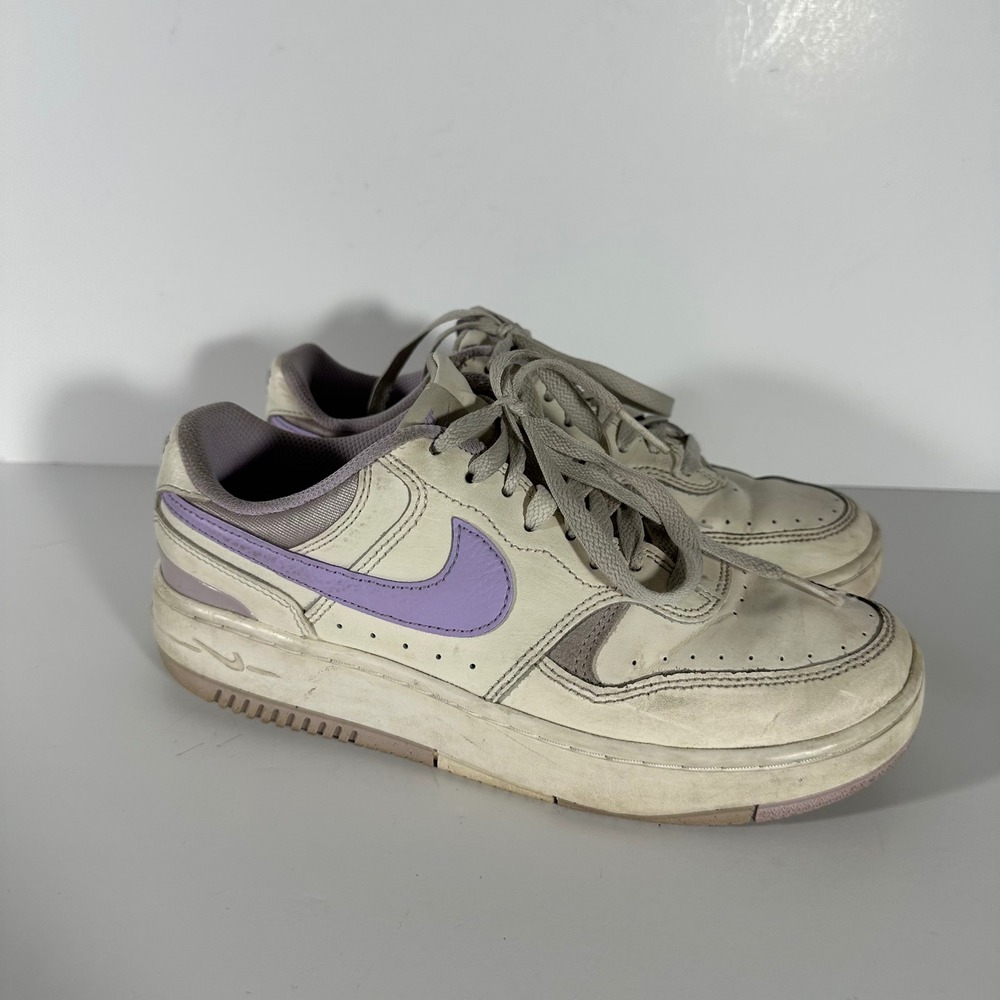 Nike Gamma Force Sail Oxygen Purple Low Top Sneakers DX9176-110 Womens 7.5